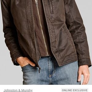 Johnston & Murphy Men's Brown Jacket